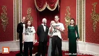 &ldquo;Just Stop Oil&rdquo; Activists Smash a King Charles Wax Sculpture with Cake