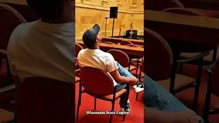 #Wisconsin state capital building #￼मैडिसन शहर के दिल में खड़ा, विस्कॉन्सिन स्टेट कैपिटल समय और इतिह