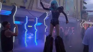 Anarchade Scare Zone Halloween Horror Nights 2019 Sunday September 15, 2019