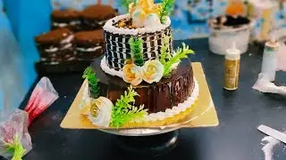 Chocolate jelly cake two step 😋🥮😋🪜#chocolatecake #recipe 