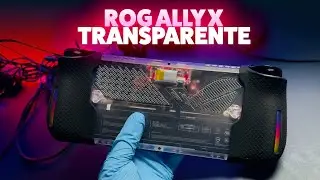 ROG Ally X: Back Plate transparente y Grips de Silicona chul&iacute;simos 🔥