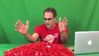 LEGO Rare Red 2x4 Brick - 100,000 View Special!