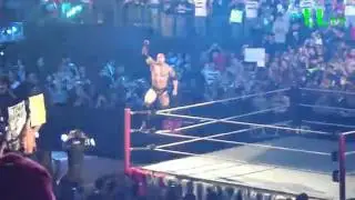 John Cena  The Rock entrance at Survivor Series 2011