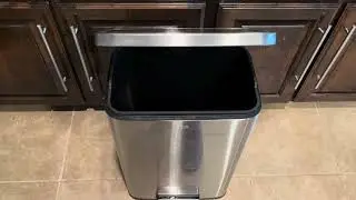 Review: EKO Madison Brushed Stainless 50 Liter/13.2 Gallon Step Trash Can. #amazonfinds