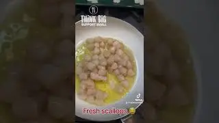 Best baby scallops 🤤 #food #supportlocal #amazingfood #scallops #delicious #family