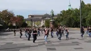 Darmstadt, Germany - International West Coast Swing Flashmob 2016