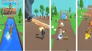Forest Run 3D 🦓🪱🐊 all levels gameplay android ios walkthrough(New Android Game)