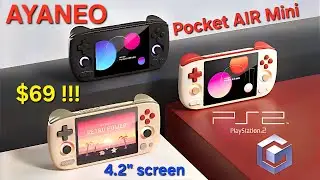 AYANEO за 69 долларов?! Pocket Air Mini поддерживает PS2 и GameCube на портативной консоли с эмул...