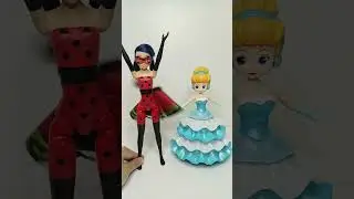 unique transforming miraculous doll and Disney princess Cinderella