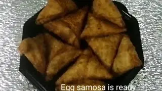Egg samosa