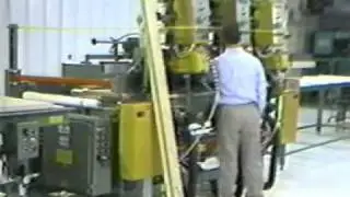 RUVO Automatic Door Factory (demonstation of an entire automated door machine line)