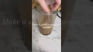 Make a school presentation with me #shorts #viralvideo #coffee #study #studymotivation