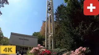 Lausanne, Switzerland (Parc de Milan to Ch. des Fleurettes | Spring【4K】Canton de Vaud, Suisse