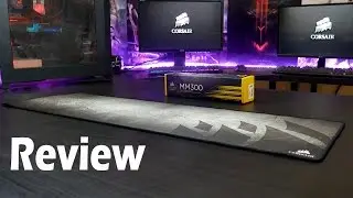 استعراض ماوس باد احترافي + ضع سؤالك لحلقة اسألني | Corsair M300 Extended Mouse Pad
