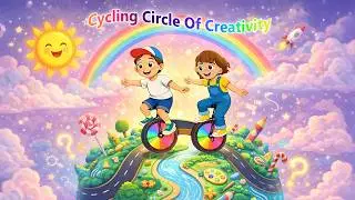 Cycling Circle of Creativity || Kids Music & Animation || The Creative Process || Sing Along