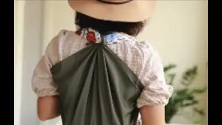 Как сделать новенькую сумку-пак дома с помощью Фурошики 👜👛