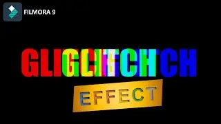 Tutorial Text Glitch - Filmora 9 Effect (with English Subtitle)