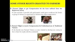 Farmers right Breeders right