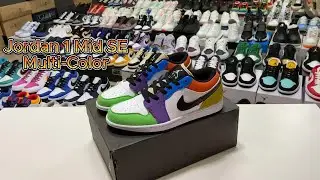Jordan 1 Mid SE Multi Color Women's Best Replica Sneaker Review From Fupkick