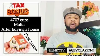 Tax Bonus for your first house and its disadvantages in Italy