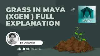 How to create Grass in Maya (Xgen ) full explanation