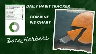 Daily Habit Tracker Combime With Pie Chart In Excel 