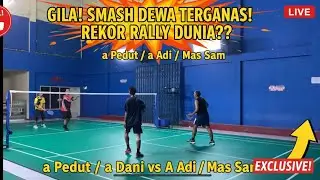 🔥DUEL SENGIT🔥Ganda Badminton Putra Sukabumi: Mas Sam/A adi vs a pedut/a dani. Siapa menang ?