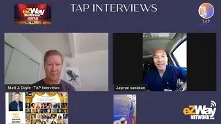 Jaymar Saniatan live Stream Broadcast Interview with Matt J. Doyle, on Web, TV Show #TAPInterviews!