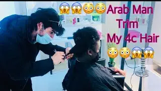 BLACK GIRL GETS HAIR  DONE (Trim) IN JORDAN AMMAN (Arab Country) ||SHOCKING RESULT! 😲😲😲😱😱