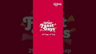 Get FLAT 20% off* | Licious Great Feast Days
