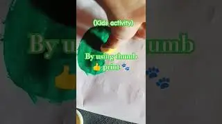 Diya making using potato🍠 stamp and thumb print#ytshorts #viral#shortsfeed#viralvideo#kids activity