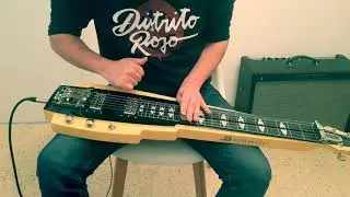 No surprises - Radiohead, lap steel cover on Duesenberg Pomona 6