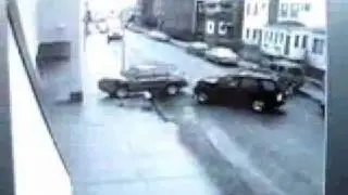 webcams vigilancia calles, a la fuga tras accidente