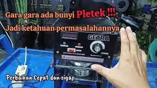 Memperbaiki cup sealer getra konslet