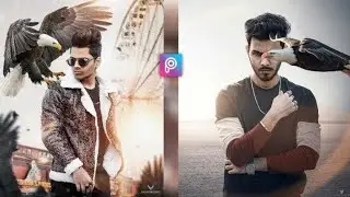 PicsArt Eagle photo editing Tutorial in PicsArt step by  step ||OSK EDITZ