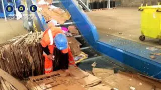 Mick George Recycling Waste Baler
