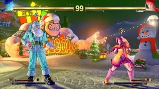G против Cammy Street Fighter V! #СпециальныйПраздничный