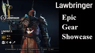 For Honor - Lawbringer New Gear System & Epic Gear Showcase