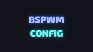 LINUX BSPWM WM REVIEW | РАЗБОР КОНФИГУРАЦИИ