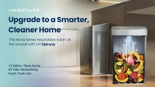 Best Smart Trash Can for Tech Lovers? Ninestars Nova with UV Optronix&trade;