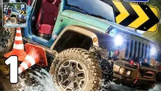 4x4 Offroad Parking Simulator - Classic Pickup Level 1-5 Part 1 (Android GamePlay Walkthrough)