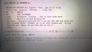 Working UR3CTB in Ukraine on 10m PSK
