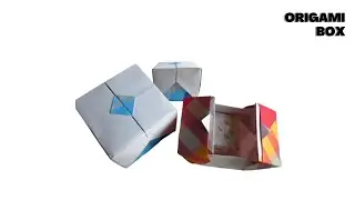 One sheet Origami Gift Box .||Dalia's art & craft