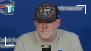 Sean McDermott with BAD NEWS for the Bills at Broncos