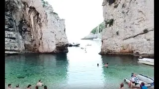 Stiniva Cove and Beach on Vis Island, Croatia