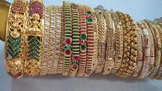 cz and ruby bangles😍 8639407539