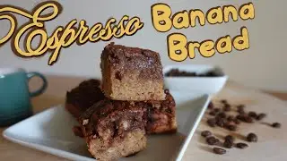Espresso Banana Bread Recipe | Quick Easy Vegan Coffee Chocolate Cake | ASMR Aesthetic Baking Vlog