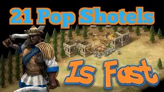 Playing Against 1757 Elo Using Really Fast 21 Pop Shotels on Hide Out