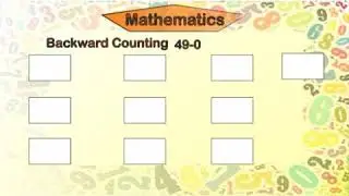 Prep Mathematics: Backward Counting 49 -0