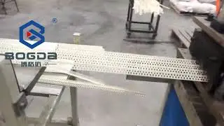 BOGDA online PVC corner bead punching machine